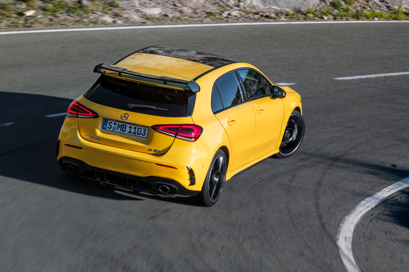 Illustration for article titled 2019 Mercedes-AMG A35: Benz's New Hot Hatch Has Toys for Your Next Track Day
